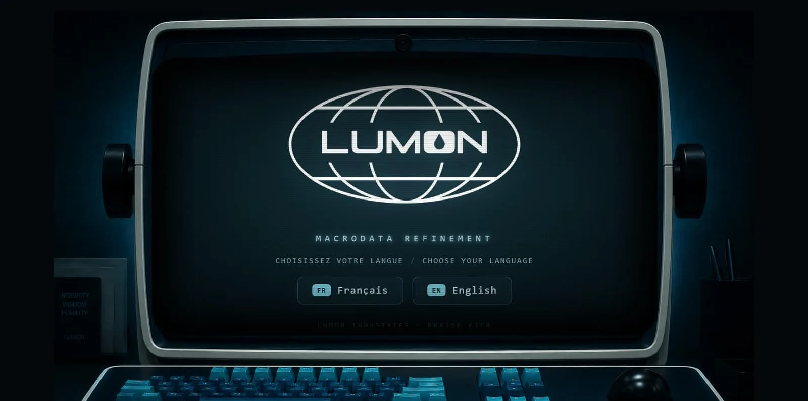Macrodata Refinement — terminal Lumon (hommage Severance)